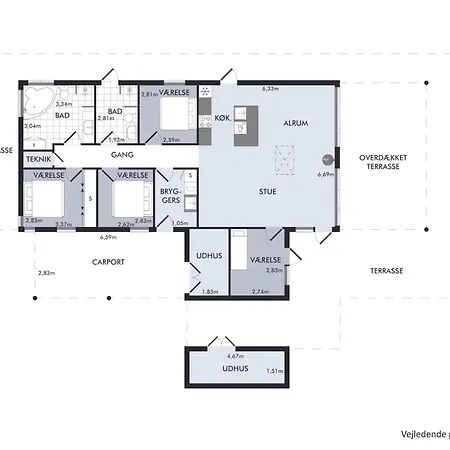 Dom wakacyjny Beautiful And Well-designed With Sea View, Spacious Terraces And Just 200 Metres From The Child-friendly Femmoller And Close *